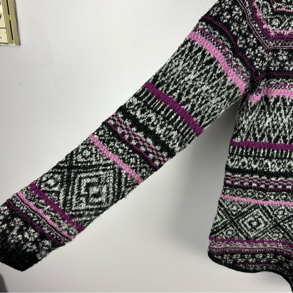 Northern Reflections Wool Blend Multicoloured Cardigan Size Medium - Picture 5 of 9